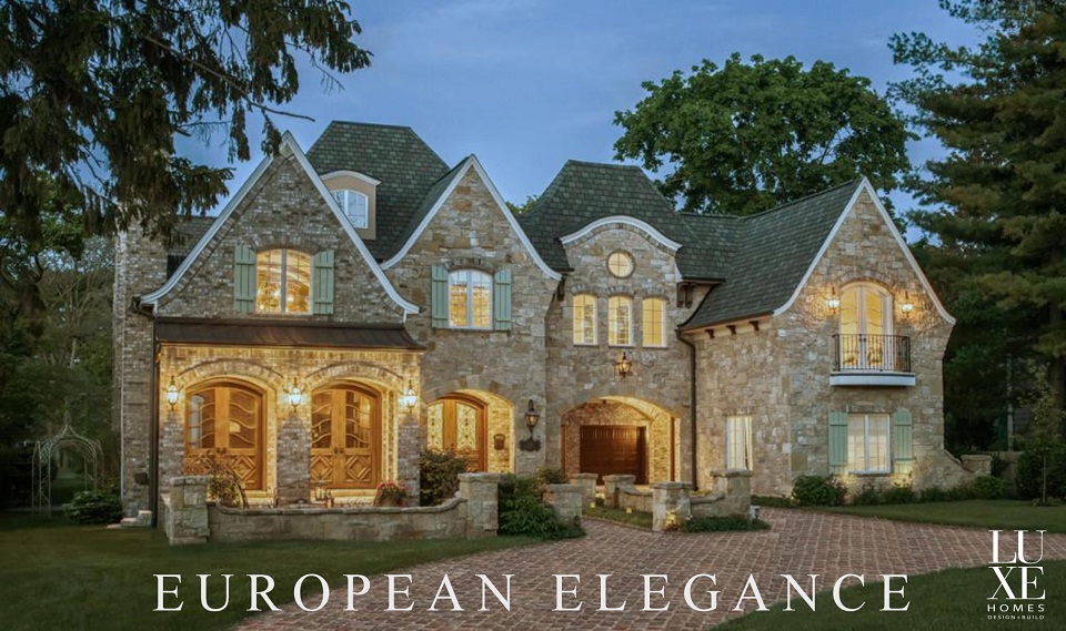 English Manor House Design Luxe Homes Design Build